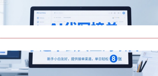 AI代写接单，永远不会失业的项目，新手小白友好，提供接单渠道，单日轻松 8张【揭秘】