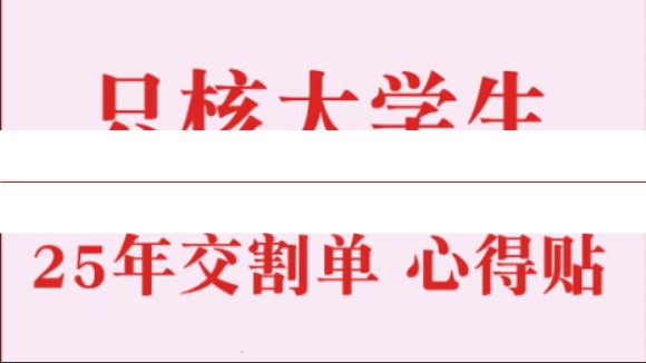 2025只核大学生